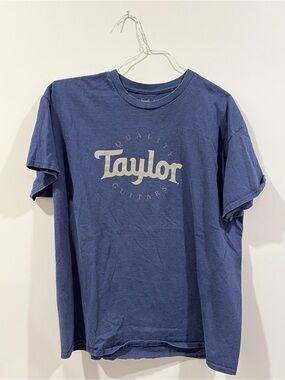 Taylor Navy Short Sleeve Logo Tee